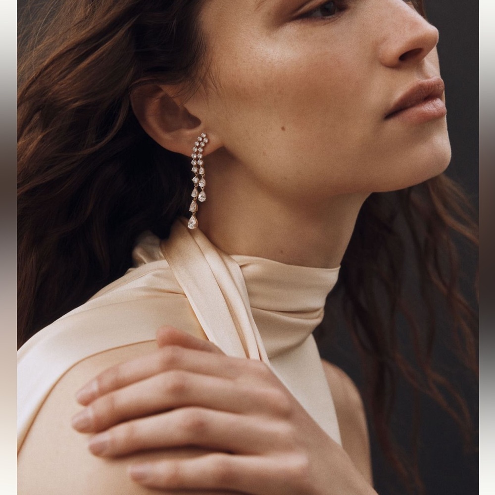 NWT NADRI Willow Crystal Post earrings